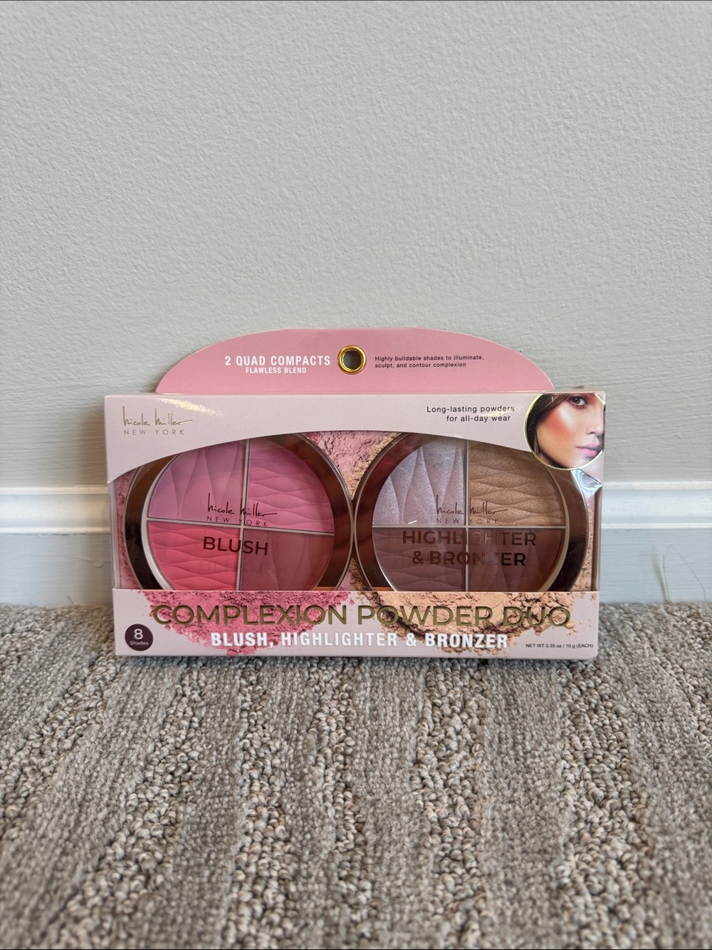 Nicole Miller Pink Blush, Shimmer Highlighter & Bronzer Trio